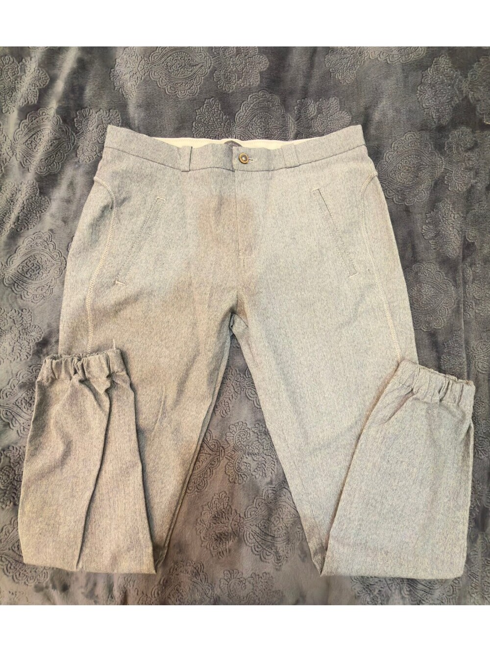 Zara Man Gray Dress Pants